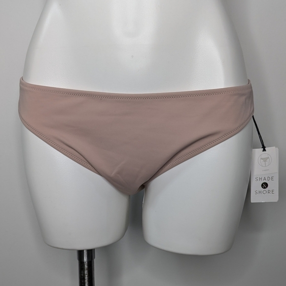 ✨3/$15 NWT Shade & Shore dusty pink bikini bottom L - Picture 1 of 10